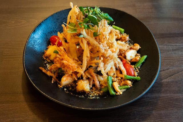 Crispy Soft-Shell Crab Som Tum.