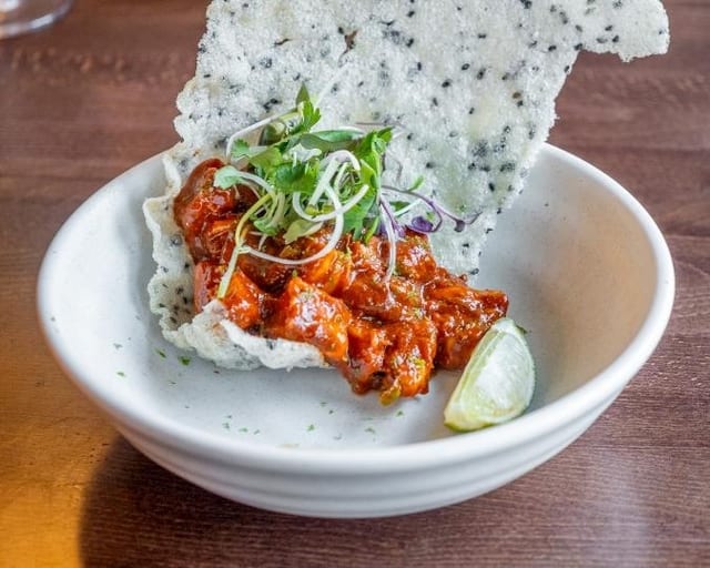 Tom Yum Ceviche.